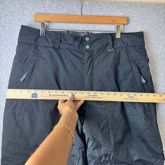 Columbia Sportswear Womens Snow Pants L Black Omni-tech Ski Snowboarding Winter - Picture 7 of 15